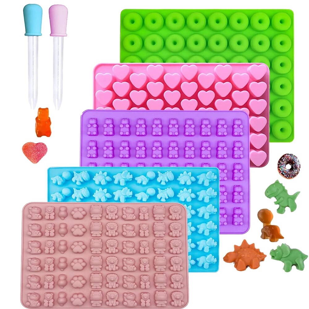 Gummy Candy - قوالب الدب الصمغ من السيليكون قالب