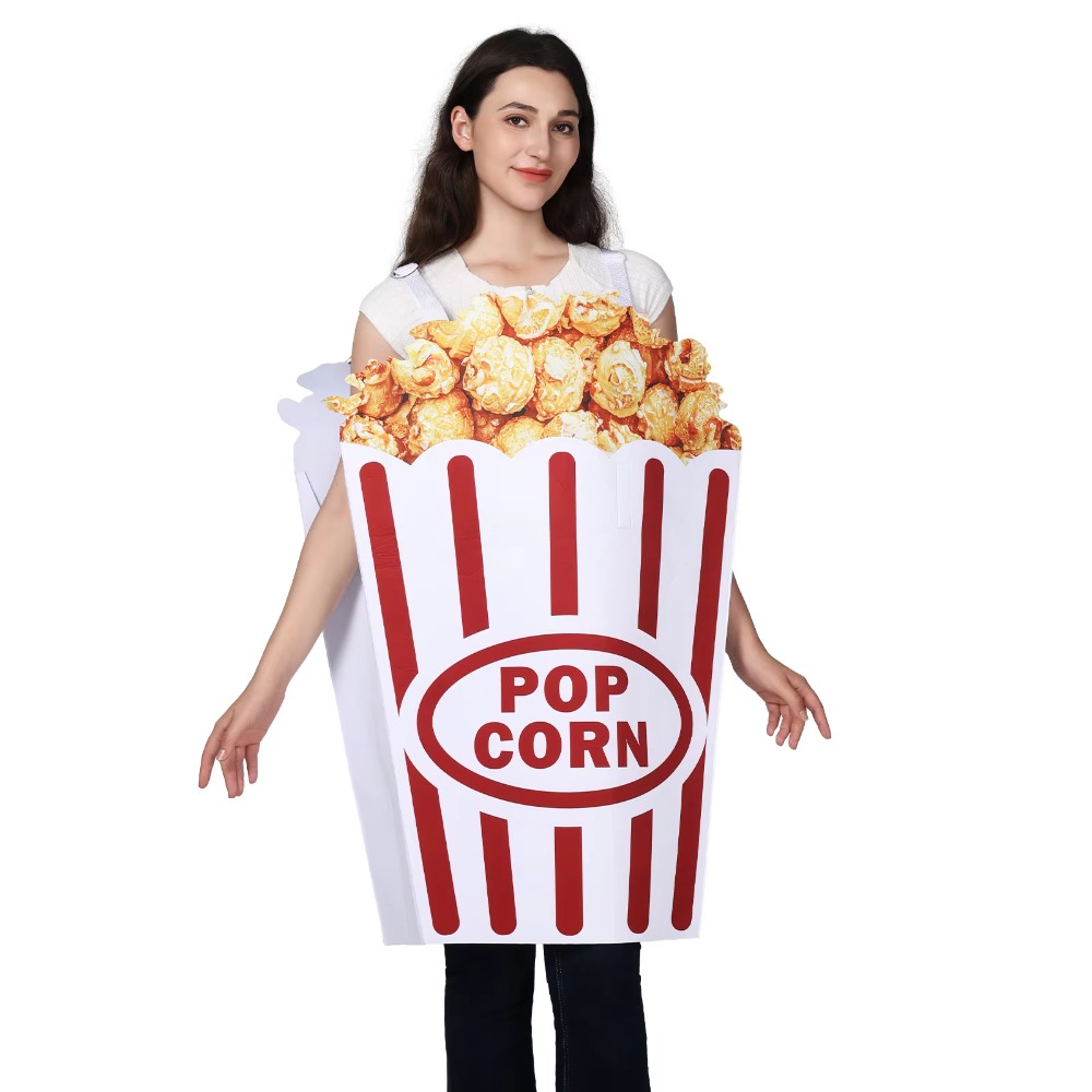 Popcorn - زي تنكري على شكل فشار الهالوين،