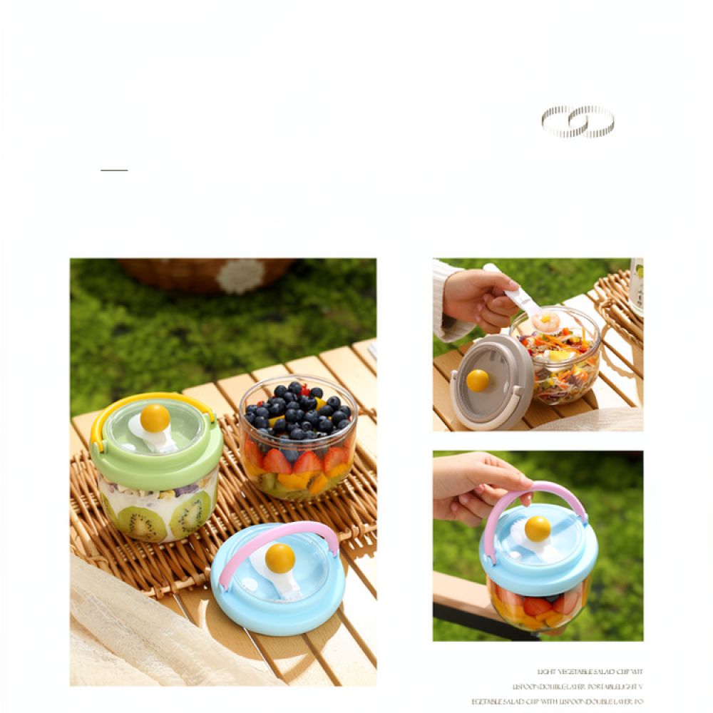 علبة سلطة محمولة بتصميم عصري،  - مراجعة Healthy Snacks Food وسعره